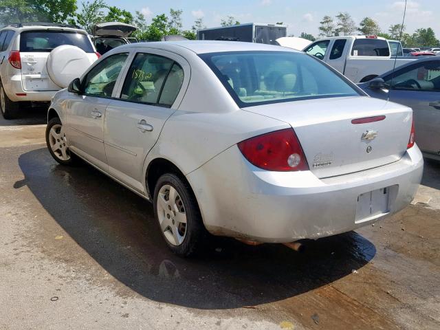 1G1AK52F957545117 - 2005 CHEVROLET COBALT GRAY photo 3