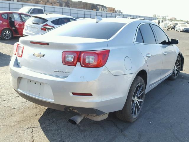 1G11F5SLXFU113715 - 2015 CHEVROLET MALIBU LTZ ვერცხლისფერი ფოტო 4