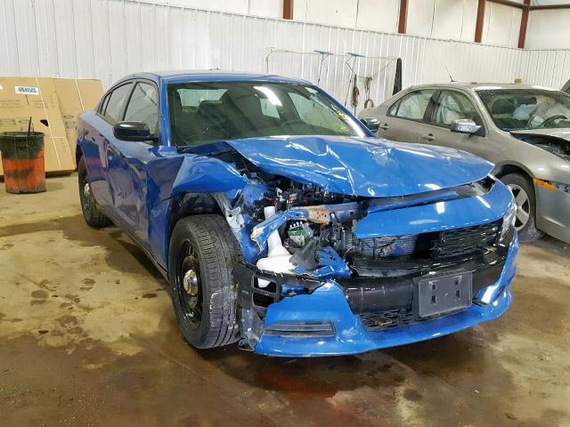 2C3CDXKTXGH194418 - 2016 DODGE CHARGER PO BLUE photo 1