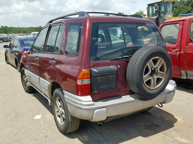 2CNBE634426939931 - 2002 CHEVROLET TRACKER LT BROWN photo 3