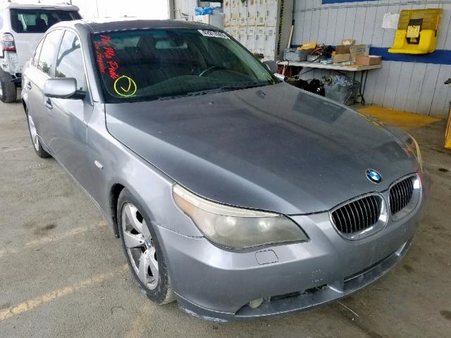 WBANE53507CW68415 - 2007 BMW 525 I GRAY photo 1