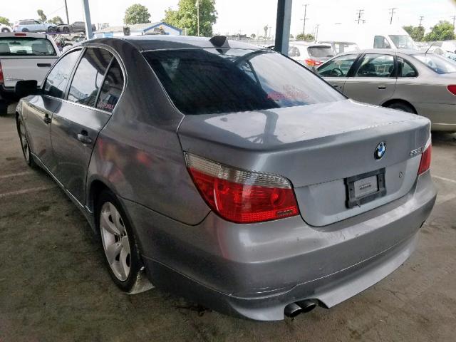 WBANE53507CW68415 - 2007 BMW 525 I GRAY photo 3