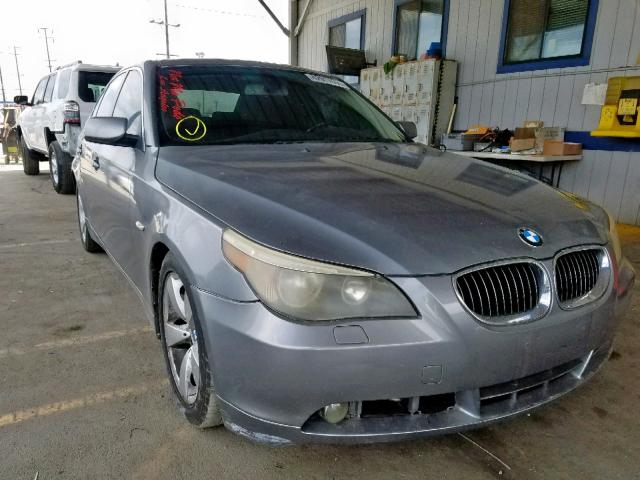 WBANE53507CW68415 - 2007 BMW 525 I GRAY photo 9