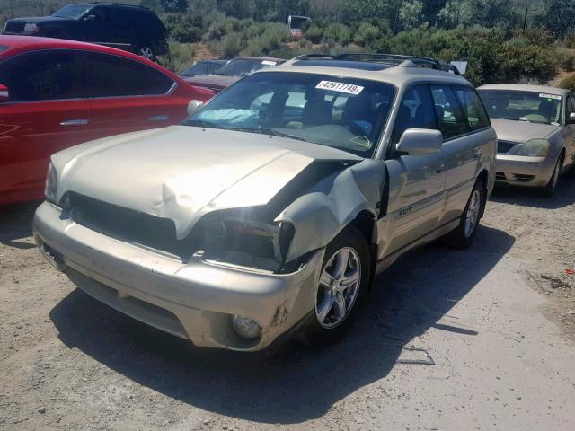 4S3BH806947624185 - 2004 SUBARU LEGACY OUT SILVER photo 2