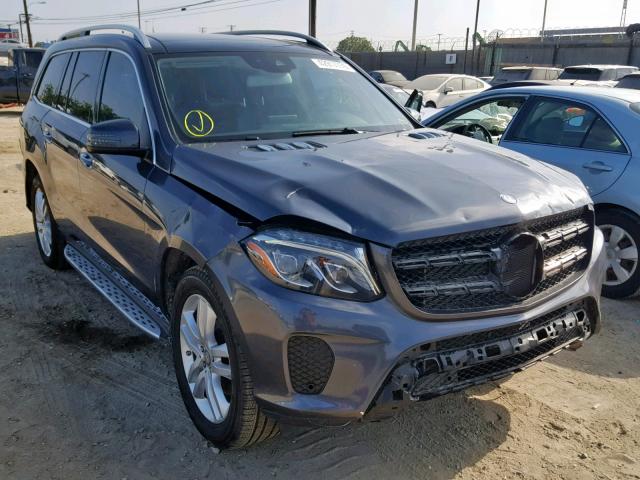 4JGDF6EE9HA750179 - 2017 MERCEDES-BENZ GLS 450 4M GRAY photo 1