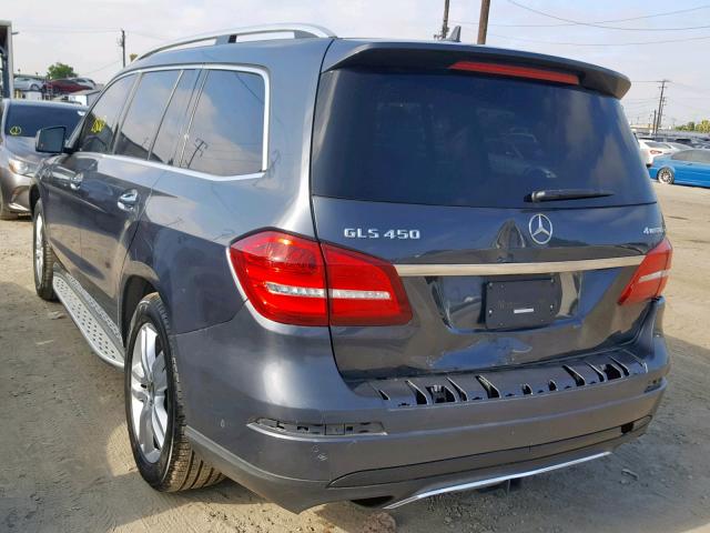 4JGDF6EE9HA750179 - 2017 MERCEDES-BENZ GLS 450 4M GRAY photo 3