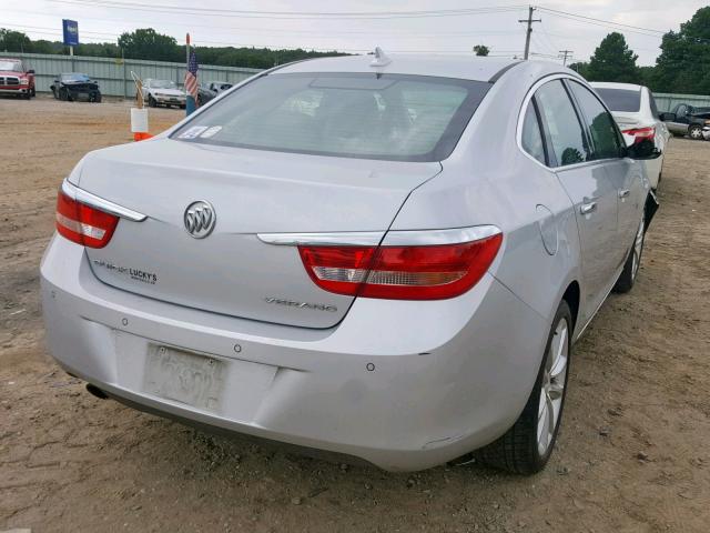 1G4PR5SK1C4157495 - 2012 BUICK VERANO CON SILVER photo 4