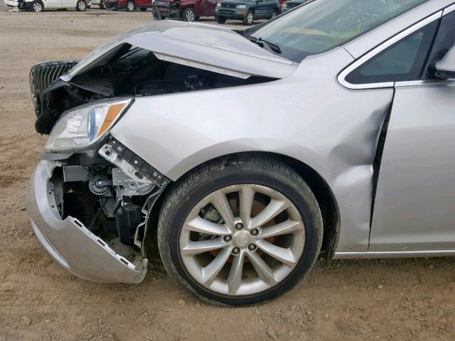 1G4PR5SK1C4157495 - 2012 BUICK VERANO CON SILVER photo 9