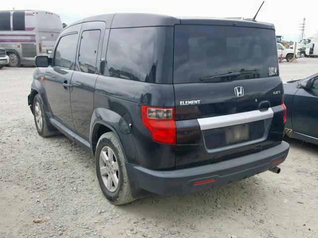 5J6YH1H78AL003371 - 2010 HONDA ELEMENT EX BLACK photo 3