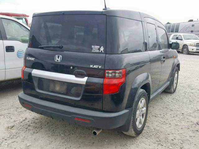 5J6YH1H78AL003371 - 2010 HONDA ELEMENT EX BLACK photo 4