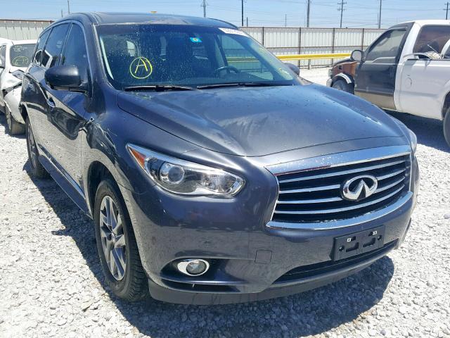 5N1AL0MM7DC312499 - 2013 INFINITI JX35 GRAY photo 1