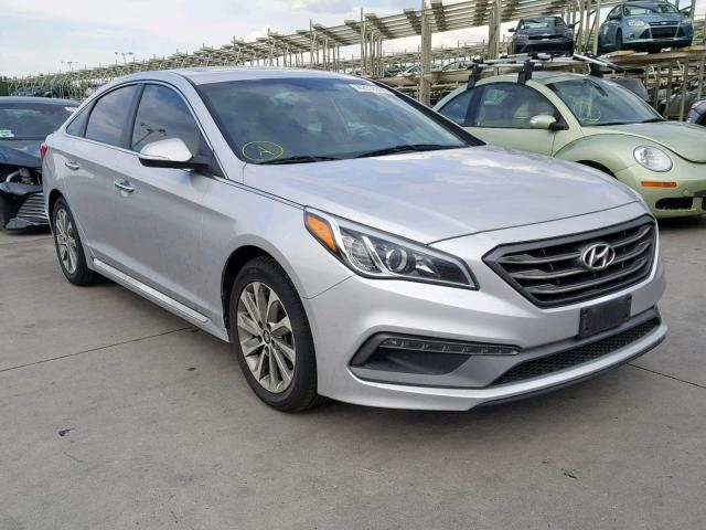 5NPE34AF7GH431567 - 2016 HYUNDAI SONATA SPO SILVER photo 1