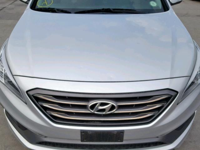 5NPE34AF7GH431567 - 2016 HYUNDAI SONATA SPO SILVER photo 9