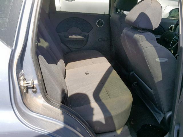 KL1TD66678B099925 - 2008 CHEVROLET AVEO BASE ლურჯი ფოტო 6
