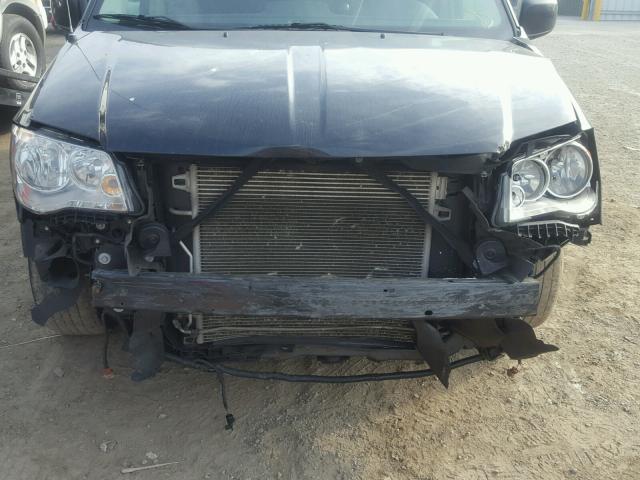 2C4RDGDG3CR110031 - 2012 DODGE CARAVAN BLACK photo 9