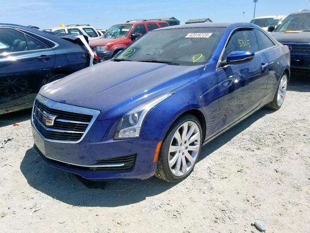 1G6AA1RXXF0124327 - 2015 CADILLAC ATS BLUE photo 2