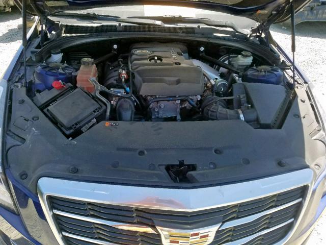 1G6AA1RXXF0124327 - 2015 CADILLAC ATS BLUE photo 7