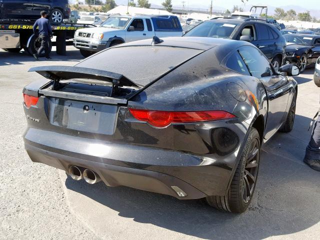 SAJWA6AT4H8K42338 - 2017 JAGUAR F-TYPE BLACK photo 4