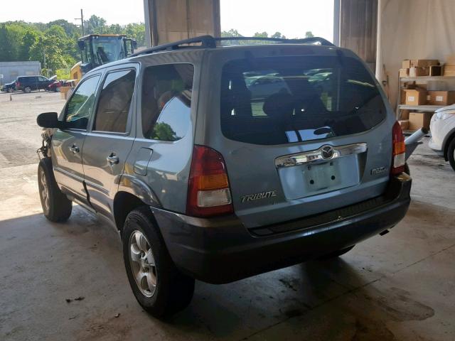 4F2YZ94173KM55193 - 2003 MAZDA TRIBUTE LX GREEN photo 3