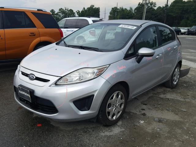 3FADP4TJ0DM183689 - 2013 FORD FIESTA S SILVER photo 2