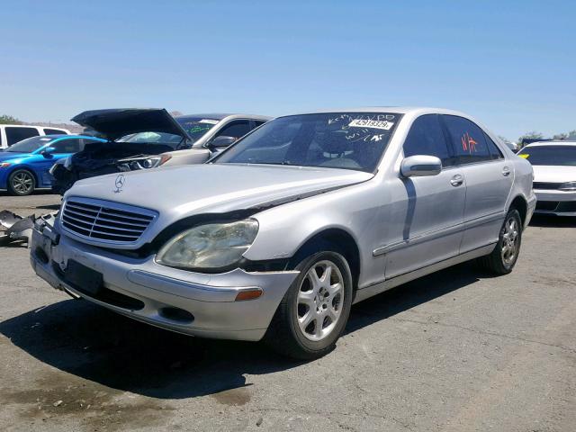 WDBNG75J72A248107 - 2002 MERCEDES-BENZ S 500 SILVER photo 2