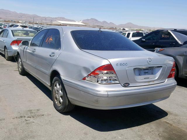 WDBNG75J72A248107 - 2002 MERCEDES-BENZ S 500 SILVER photo 3