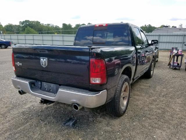 1C6RD6LT0CS223918 - 2012 DODGE RAM 1500 S BLACK photo 4