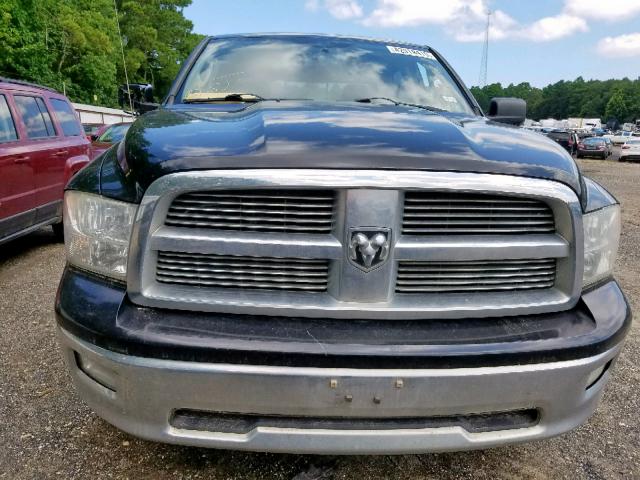 1C6RD6LT0CS223918 - 2012 DODGE RAM 1500 S BLACK photo 9