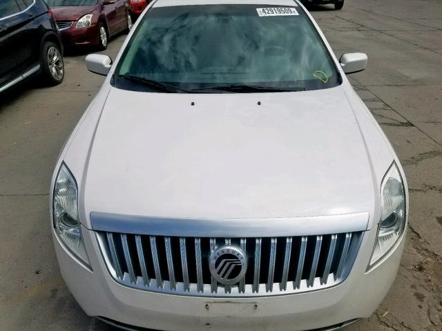 3MEDM0L32AR656275 - 2010 MERCURY MILAN HYBR WHITE photo 9