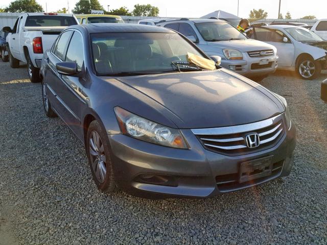 1HGCP2F81BA021844 - 2011 HONDA ACCORD EXL GRAY photo 1