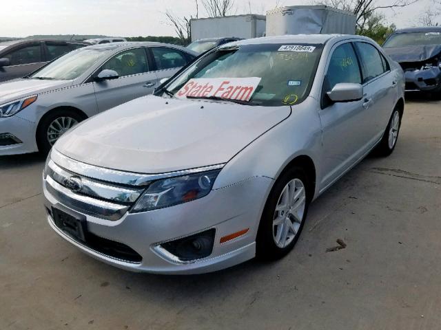 3FAHP0JA5CR349798 - 2012 FORD FUSION SEL SILVER photo 2