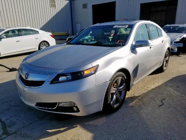 19UUA9F50EA000685 - 2014 ACURA TL TECH SILVER photo 2