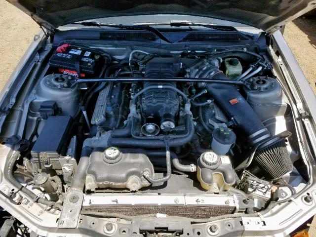 1ZVHT88S885200151 - 2008 FORD MUSTANG SH GRAY photo 7