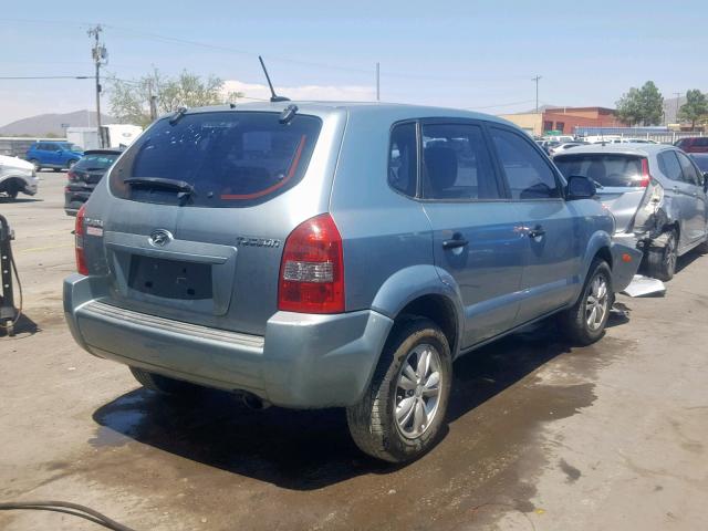 KM8JM12B49U969668 - 2009 HYUNDAI TUCSON GLS GREEN photo 4