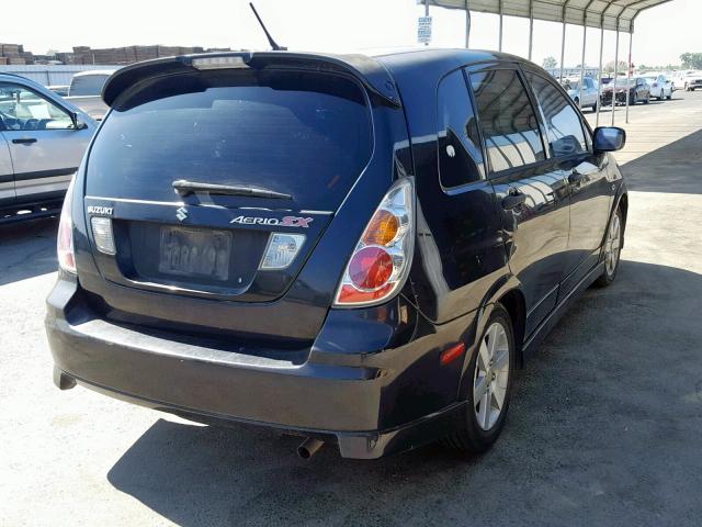 JS2RC62H765353826 - 2006 SUZUKI AERIO BLACK photo 4