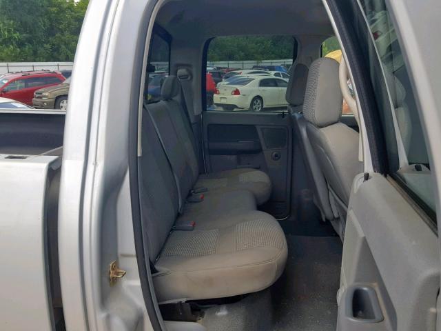 3D7KS28CX6G289699 - 2006 DODGE RAM 2500 S ვერცხლისფერი ფოტო 6