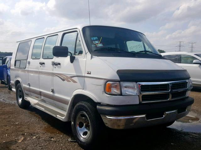 2B6HB21Y6SK574153 - 1995 DODGE RAM VAN B2 WHITE photo 1