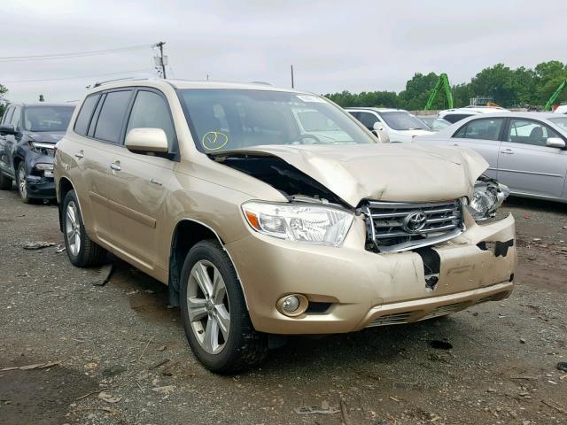 JTEES42A282037320 - 2008 TOYOTA HIGHLANDER GOLD photo 1