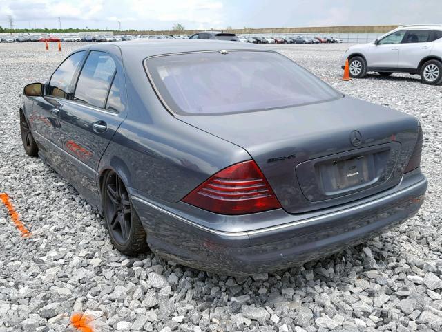 WDBNG70J16A477539 - 2006 MERCEDES-BENZ S 430 GRAY photo 3