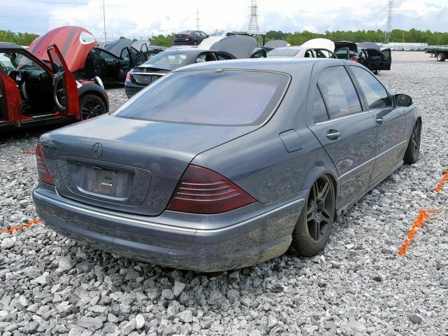 WDBNG70J16A477539 - 2006 MERCEDES-BENZ S 430 GRAY photo 4