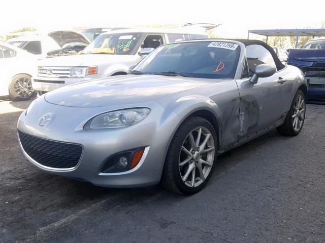 JM1NC2NF9C0224054 - 2012 MAZDA MX-5 MIATA SILVER photo 2