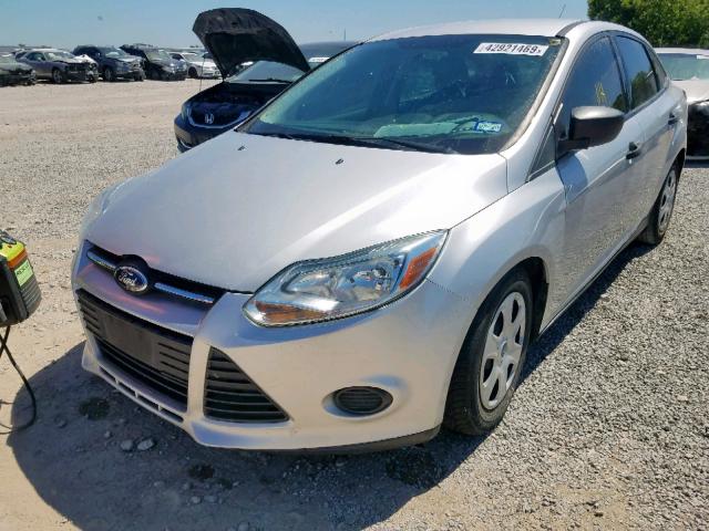 1FADP3E28EL207689 - 2014 FORD FOCUS S SILVER photo 2