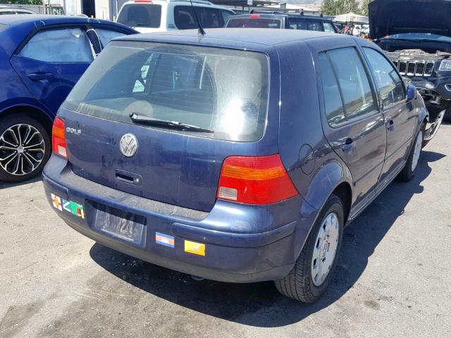 9BWFL61J154023501 - 2005 VOLKSWAGEN GOLF GL BLUE photo 4