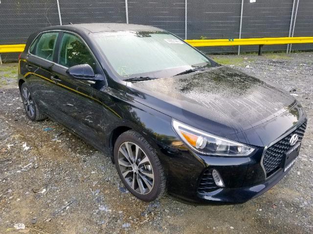 KMHH35LE5JU078973 - 2018 HYUNDAI ELANTRA GT BLACK photo 1