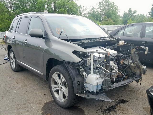 5TDDK3EH9CS095283 - 2012 TOYOTA HIGHLANDER GRAY photo 1