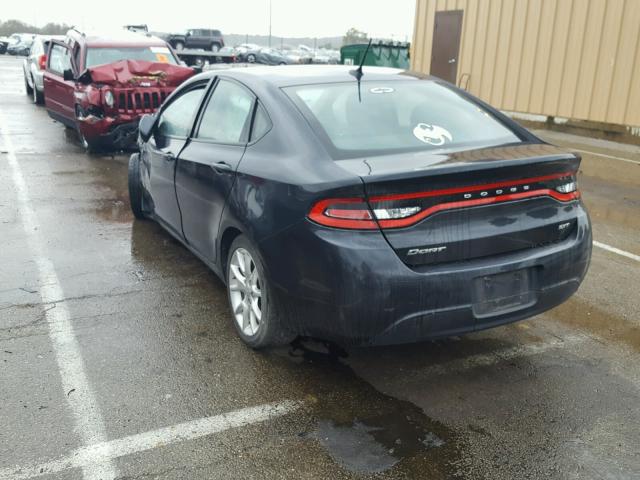 1C3CDFBA7DD143296 - 2013 DODGE DART SXT BLACK photo 3