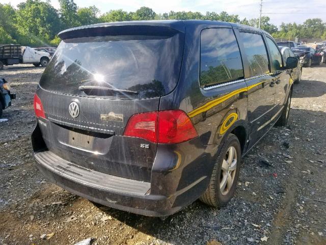 2V8HW34109R578239 - 2009 VOLKSWAGEN ROUTAN SE BLACK photo 4