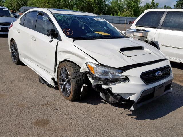 JF1VA1C64J9802823 - 2018 SUBARU WRX PREMIU WHITE photo 1