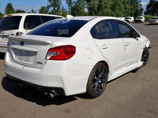 JF1VA1C64J9802823 - 2018 SUBARU WRX PREMIU WHITE photo 4