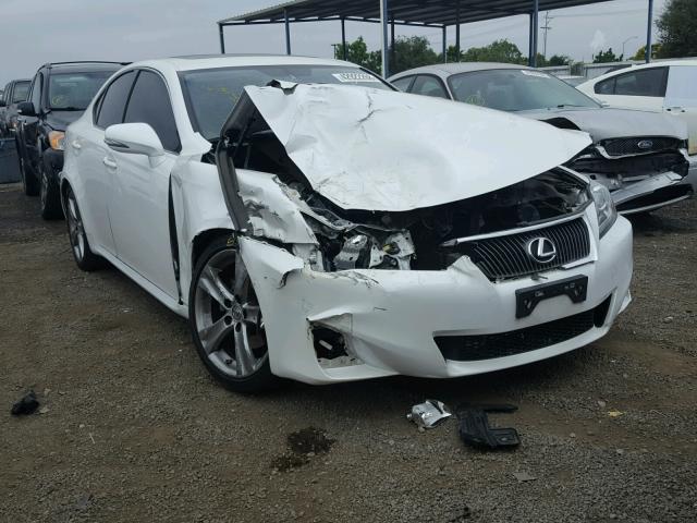 JTHBF5C29D5193502 - 2013 LEXUS IS 250 WHITE photo 1